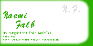 noemi falb business card